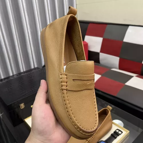 Replica Salvatore Ferragamo Leather Shoes For Men #1362168 $92.00 USD for Wholesale