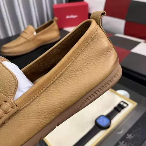 Replica Salvatore Ferragamo Leather Shoes For Men #1362168 $92.00 USD for Wholesale