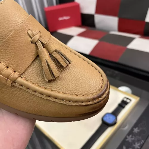 Replica Salvatore Ferragamo Leather Shoes For Men #1362171 $92.00 USD for Wholesale