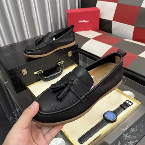 Cheap Salvatore Ferragamo Leather Shoes For Men #1362172, $$92.00 USD On Salvatore Ferragamo Leather Shoes
