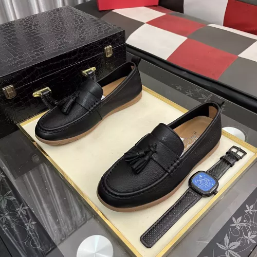 Replica Salvatore Ferragamo Leather Shoes For Men #1362172 $92.00 USD for Wholesale