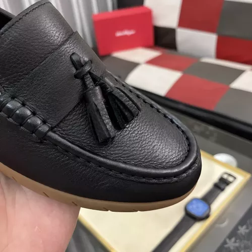 Replica Salvatore Ferragamo Leather Shoes For Men #1362172 $92.00 USD for Wholesale
