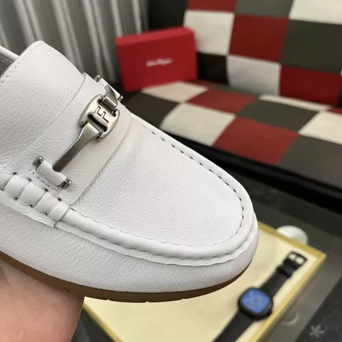 Replica Salvatore Ferragamo Leather Shoes For Men #1362173 $92.00 USD for Wholesale