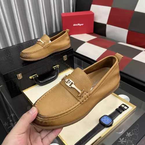 Cheap Salvatore Ferragamo Leather Shoes For Men #1362174, $$92.00 USD On Salvatore Ferragamo Leather Shoes