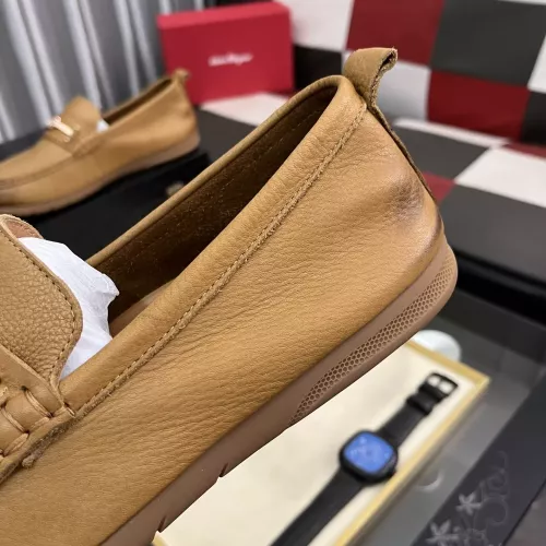 Replica Salvatore Ferragamo Leather Shoes For Men #1362174 $92.00 USD for Wholesale