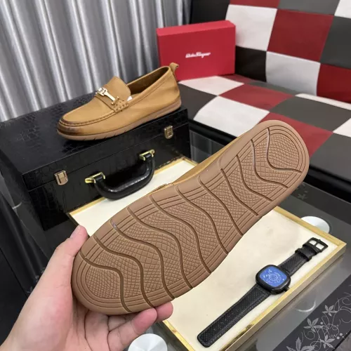 Replica Salvatore Ferragamo Leather Shoes For Men #1362174 $92.00 USD for Wholesale