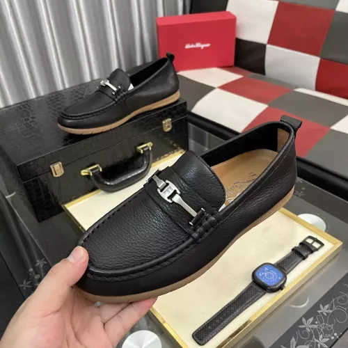 Cheap Salvatore Ferragamo Leather Shoes For Men #1362175, $$92.00 USD On Salvatore Ferragamo Leather Shoes