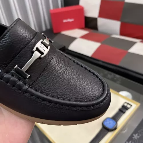Replica Salvatore Ferragamo Leather Shoes For Men #1362175 $92.00 USD for Wholesale