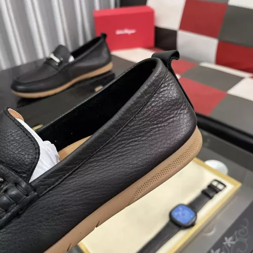 Replica Salvatore Ferragamo Leather Shoes For Men #1362175 $92.00 USD for Wholesale