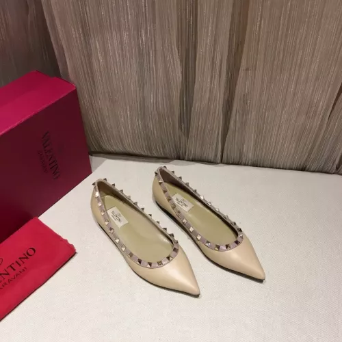 Replica Valentino Flat Shoes For Women #1362290 $92.00 USD for Wholesale