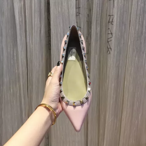 Replica Valentino Flat Shoes For Women #1362291 $92.00 USD for Wholesale