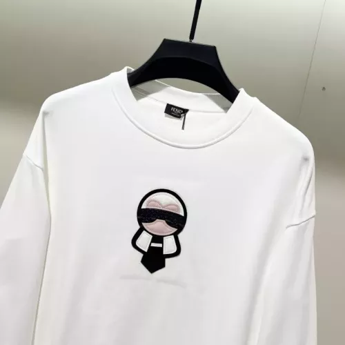 Replica Fendi Hoodies Long Sleeved For Unisex #1362293 $52.00 USD for Wholesale