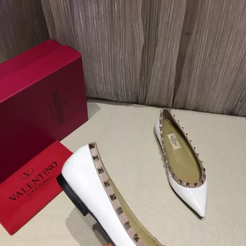 Replica Valentino Flat Shoes For Women #1362302 $92.00 USD for Wholesale