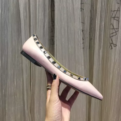 Replica Valentino Flat Shoes For Women #1362303 $92.00 USD for Wholesale
