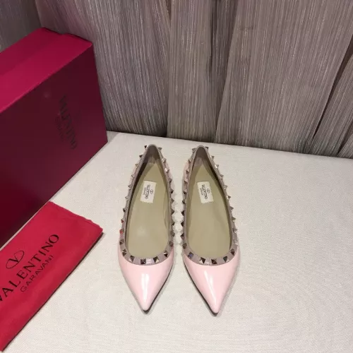 Replica Valentino Flat Shoes For Women #1362303 $92.00 USD for Wholesale