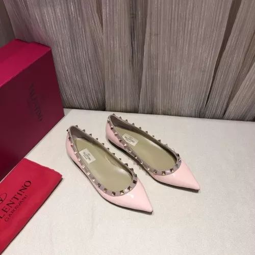 Replica Valentino Flat Shoes For Women #1362303 $92.00 USD for Wholesale