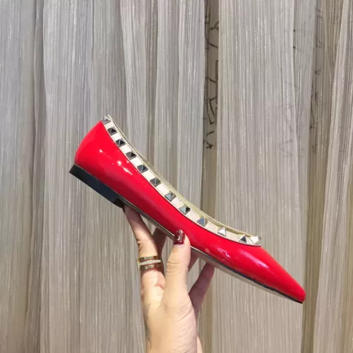 Replica Valentino Flat Shoes For Women #1362306 $92.00 USD for Wholesale