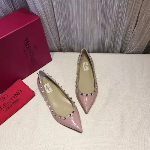 Replica Valentino Flat Shoes For Women #1362308 $92.00 USD for Wholesale