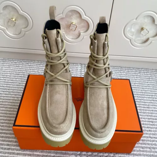 Replica Hermes Boots For Women #1362568 $145.00 USD for Wholesale
