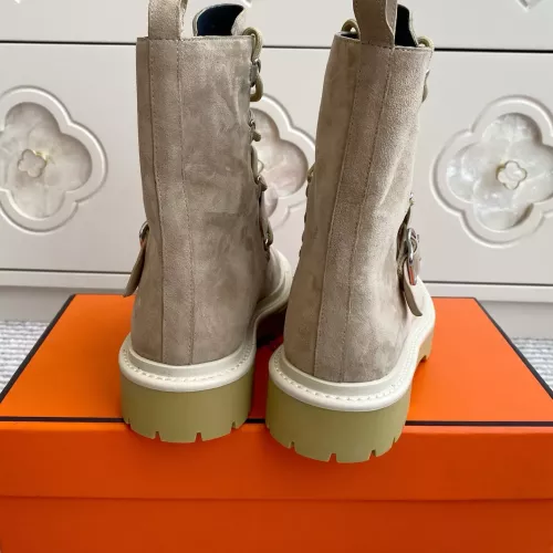 Replica Hermes Boots For Women #1362568 $145.00 USD for Wholesale