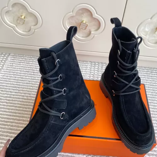 Replica Hermes Boots For Women #1362569 $145.00 USD for Wholesale