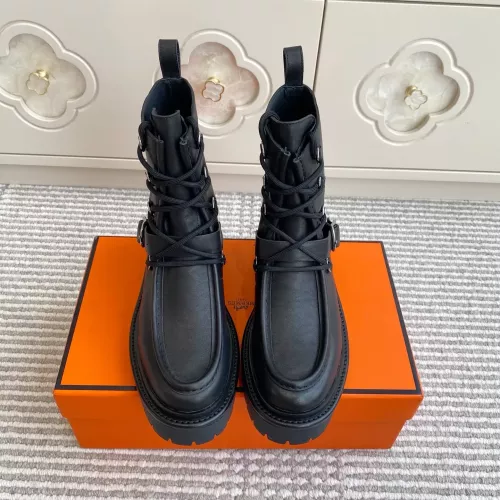 Replica Hermes Boots For Women #1362572 $145.00 USD for Wholesale