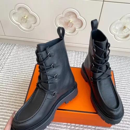 Replica Hermes Boots For Women #1362572 $145.00 USD for Wholesale