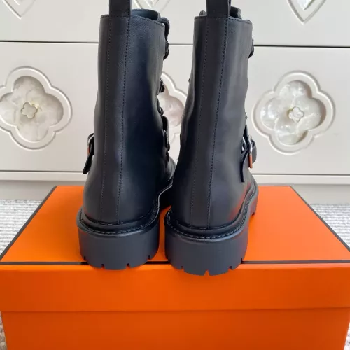 Replica Hermes Boots For Women #1362572 $145.00 USD for Wholesale