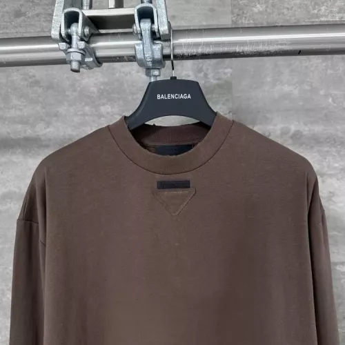Replica Prada T-Shirts Long Sleeved For Unisex #1362800 $56.00 USD for Wholesale
