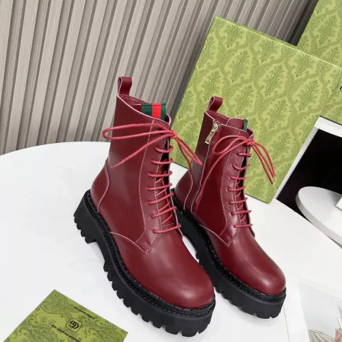 Replica Gucci Boots For Women #1362890 $108.00 USD for Wholesale
