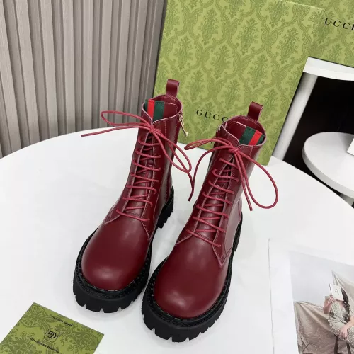 Replica Gucci Boots For Women #1362890 $108.00 USD for Wholesale