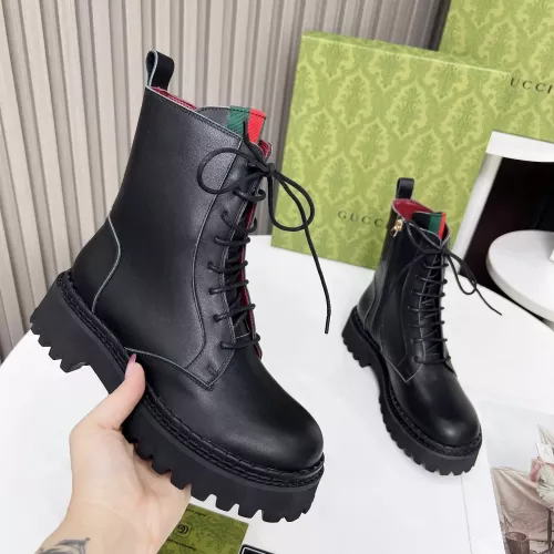 Replica Gucci Boots For Women #1362891 $108.00 USD for Wholesale