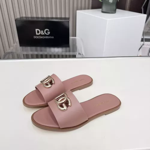 Cheap Dolce &amp; Gabbana D&amp;G Slippers For Women #1362910, $$85.00 USD On Dolce &amp; Gabbana D&amp;G Slippers