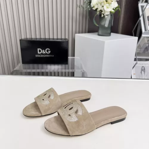 Cheap Dolce &amp; Gabbana D&amp;G Slippers For Women #1362916, $$88.00 USD On Dolce &amp; Gabbana D&amp;G Slippers