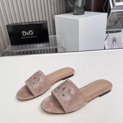 Cheap Dolce &amp; Gabbana D&amp;G Slippers For Women #1362917, $$88.00 USD On Dolce &amp; Gabbana D&amp;G Slippers