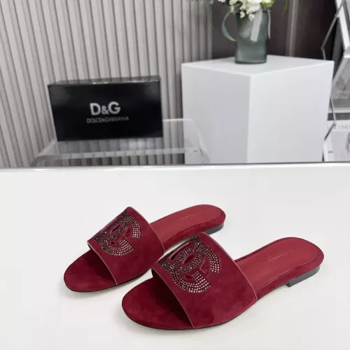 Cheap Dolce &amp; Gabbana D&amp;G Slippers For Women #1362918, $$88.00 USD On Dolce &amp; Gabbana D&amp;G Slippers