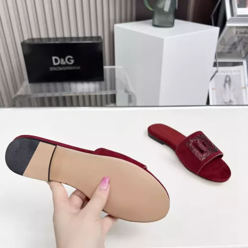 Replica Dolce & Gabbana D&G Slippers For Women #1362918 $88.00 USD for Wholesale