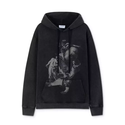 Cheap Off-White Hoodies Long Sleeved For Unisex #1362996, $$56.00 USD On Off-White Hoodies