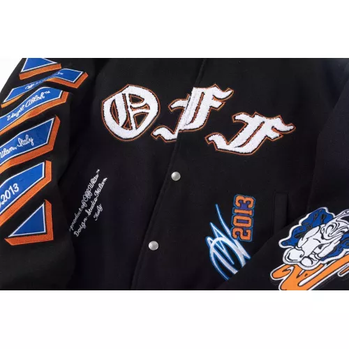 Replica Off-White Jackets Long Sleeved For Unisex #1363029 $88.00 USD for Wholesale