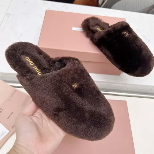 Replica MIU MIU Slippers For Women #1363158 $92.00 USD for Wholesale