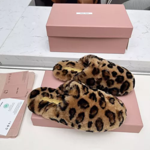 Replica MIU MIU Slippers For Women #1363160 $92.00 USD for Wholesale
