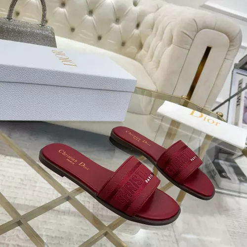Replica Christian Dior Slippers For Women #1363168 $82.00 USD for Wholesale
