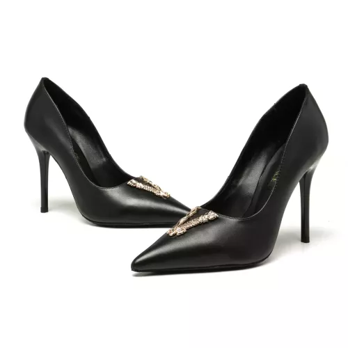 Cheap Versace High-Heeled Shoes For Women #1363343, $$80.00 USD On Versace High-Heeled Shoes