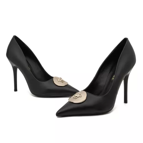Cheap Versace High-Heeled Shoes For Women #1363346, $$80.00 USD On Versace High-Heeled Shoes