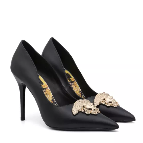 Cheap Versace High-Heeled Shoes For Women #1363349, $$80.00 USD On Versace High-Heeled Shoes