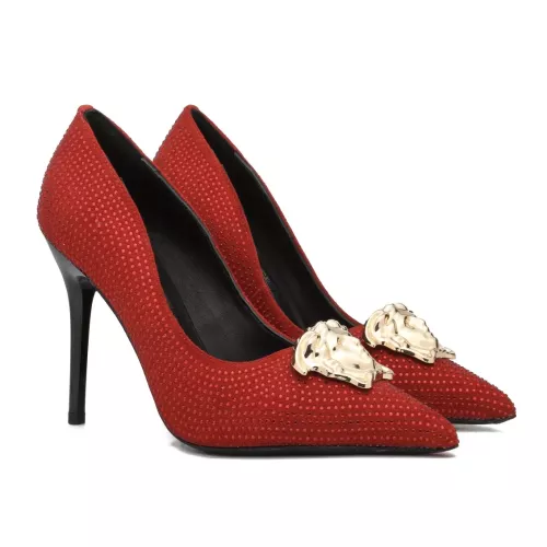Cheap Versace High-Heeled Shoes For Women #1363352, $$82.00 USD On Versace High-Heeled Shoes