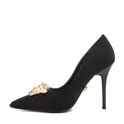 Replica Versace High-Heeled Shoes For Women #1363355 $82.00 USD for Wholesale