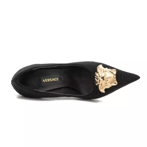 Replica Versace High-Heeled Shoes For Women #1363355 $82.00 USD for Wholesale