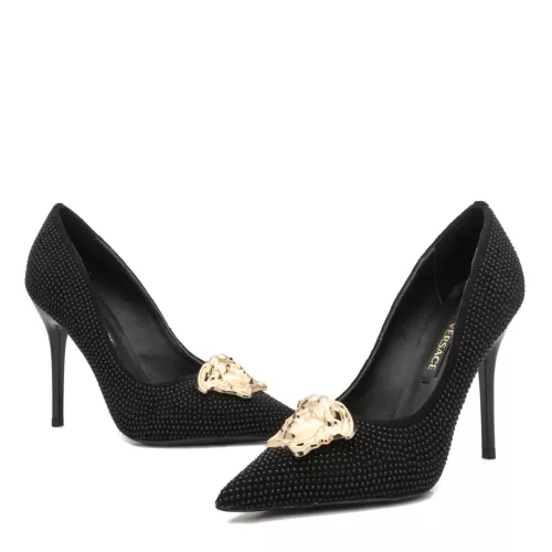 Replica Versace High-Heeled Shoes For Women #1363355 $82.00 USD for Wholesale