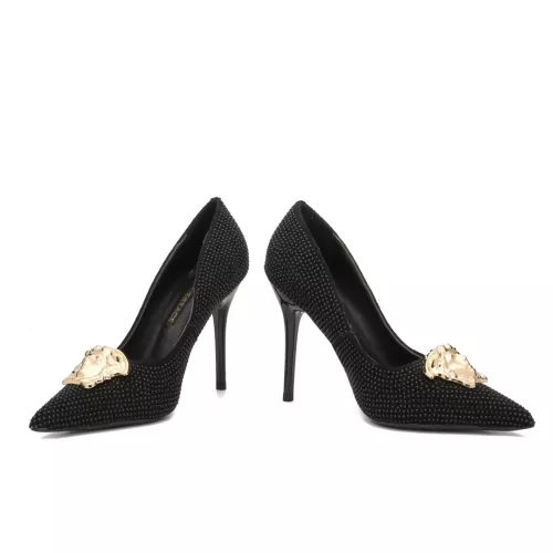 Replica Versace High-Heeled Shoes For Women #1363355 $82.00 USD for Wholesale